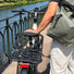 Porte-bagages avant et arriere Polisport PackMate avec fixation rapide et securisee pour sac a dos velo