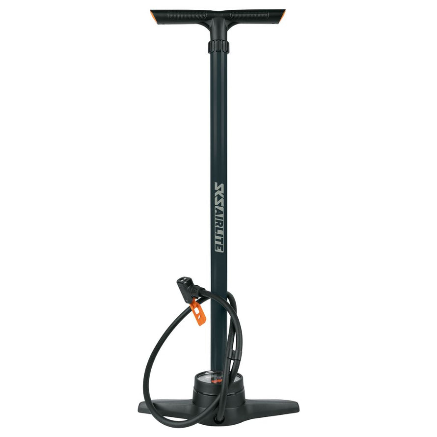 fahrradpumpe bar anzeige Standpumpe für Fahrräder SKS Airlite 10 bar