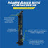 Pompe a pied Michelin Air Tank Tubeless avec compresseur et tete reversible pour valves Presta et Shrader