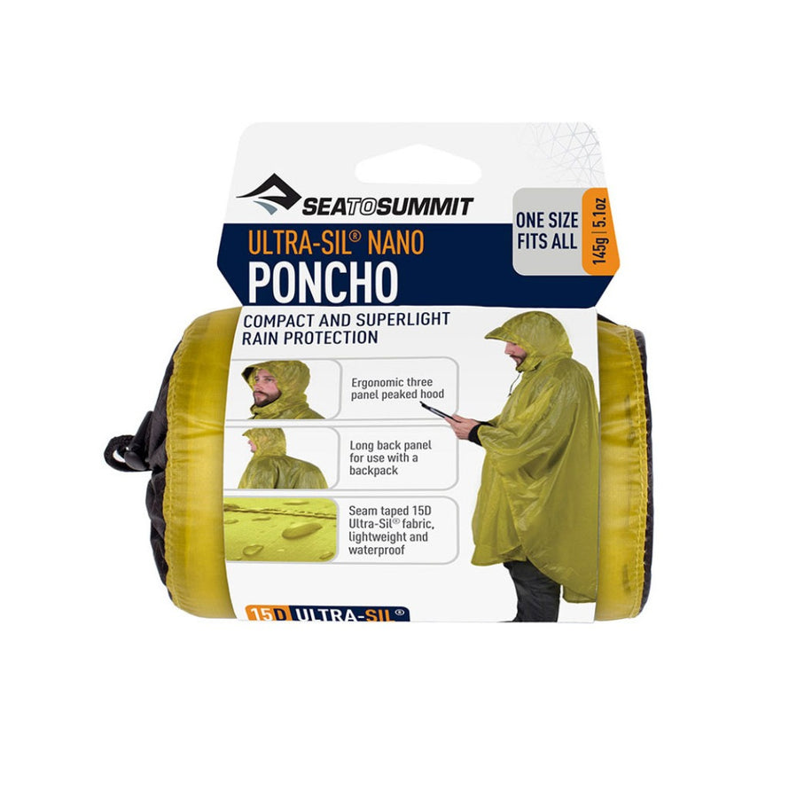 Poncho vert 15D Sea to Summit #3