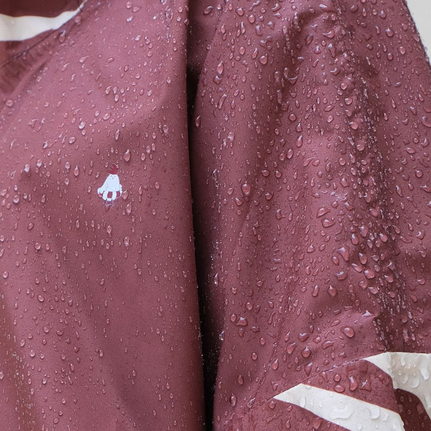 Poncho long Poule Party Chocolate Zebra vélo déperlant imperméable taille unique unisexe urbain 