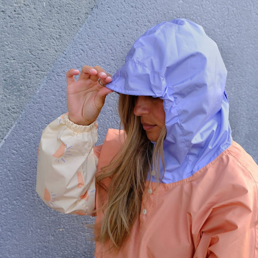 Poncho vélo imperméable Poule Party – Style fun et protection pluie