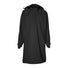 Poncho de pluie vélo Basil Mosse unisexe noir, protection imperméable idéale pour cyclistes urbains