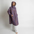 Poncho de pluie vélo Vivi Mari imperméable motif léopard bleu et marron avec capuche pour cyclistes urbains