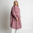 Poncho de pluie vélo Vivi Mari imperméable motif léopard rose pour femme cycliste urbaine tendance et pratique
