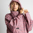 Poncho de pluie vélo Vivi Mari imperméable motif léopard rose avec capuche ajustable pour cyclistes urbains