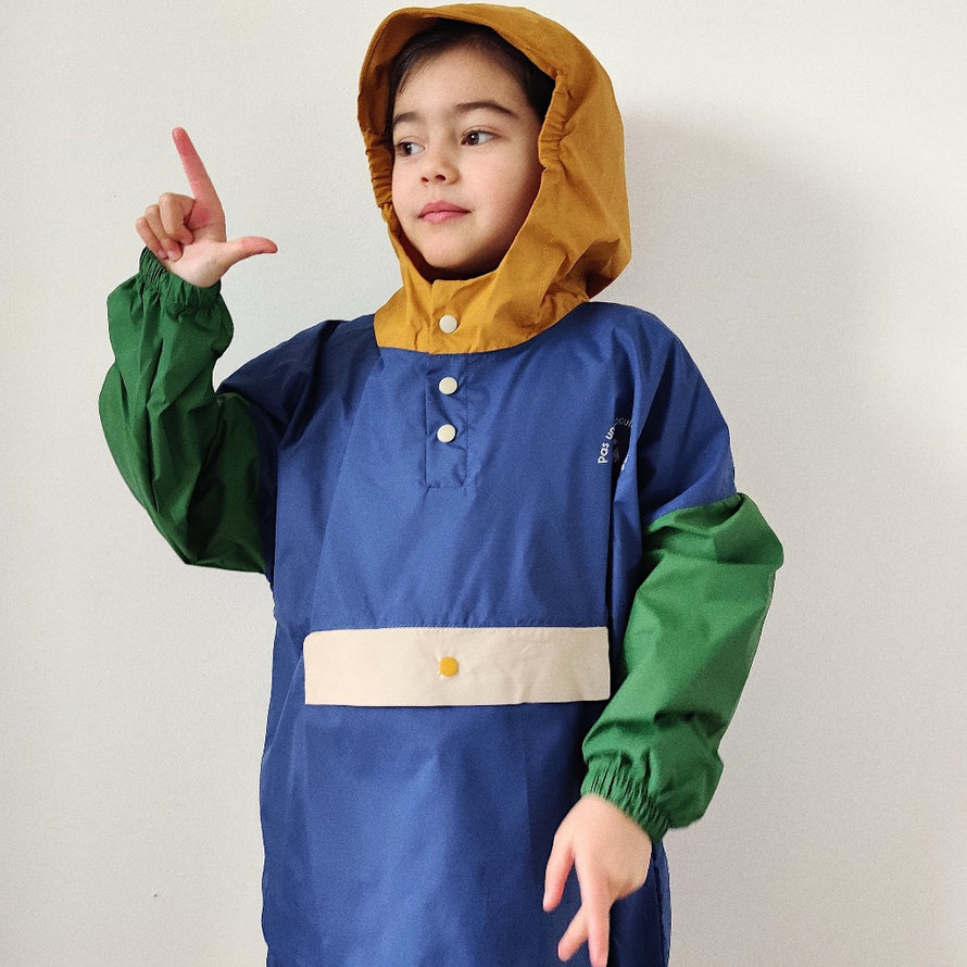 Poncho vélo enfant multicolore Poule Party