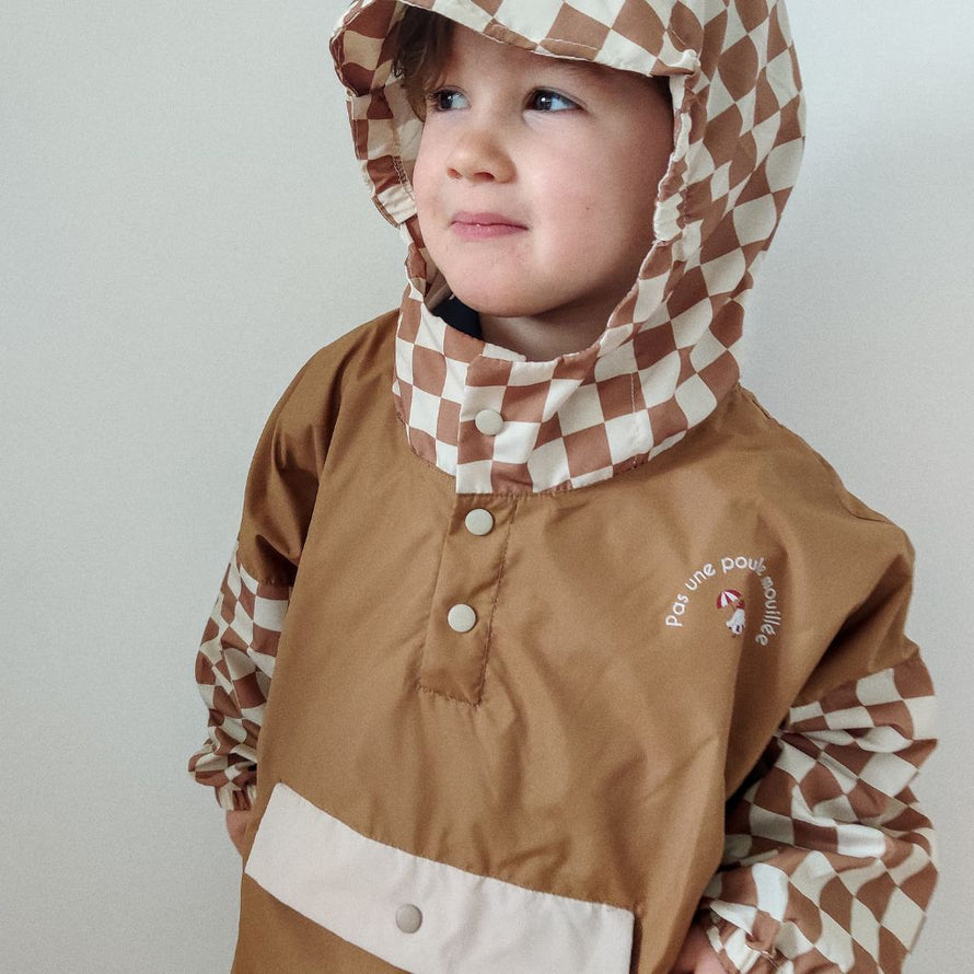 Poncho vélo garçon avec capuche Poule Party