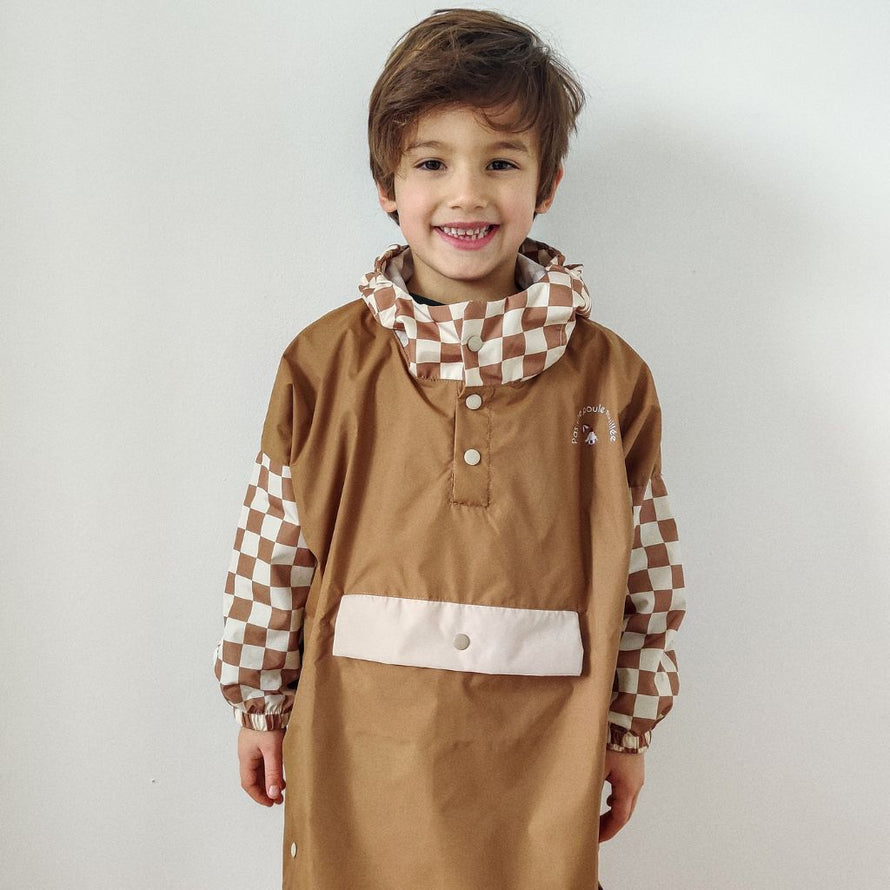 Poncho vélo garçon élégant