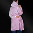 Poncho vélo zippé réfléchissant Urban Circus Francigena violet pour cyclistes urbains sécurité et pluie