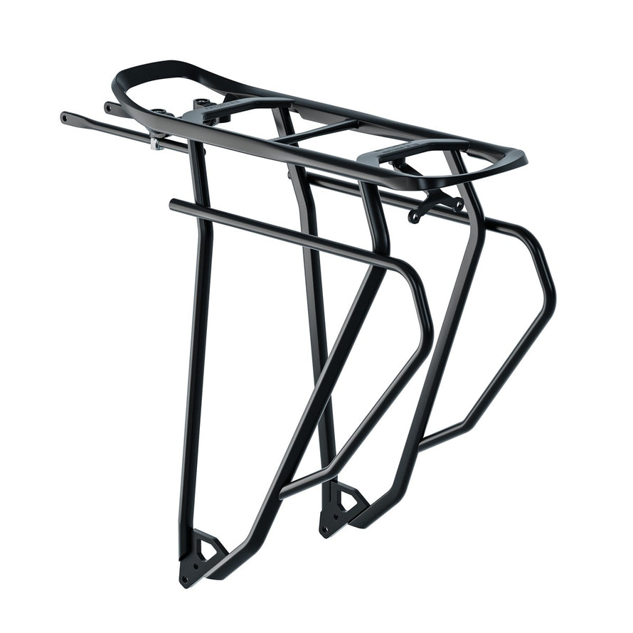 Porte bagage arriere Racktime Standit 2.0 Tour noir pour velo, robuste et leger