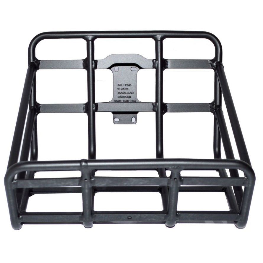 Porte-bagage avant PNA pour vélo Nakamura en acier noir, solide et durable pour un transport sécurisé et fiable