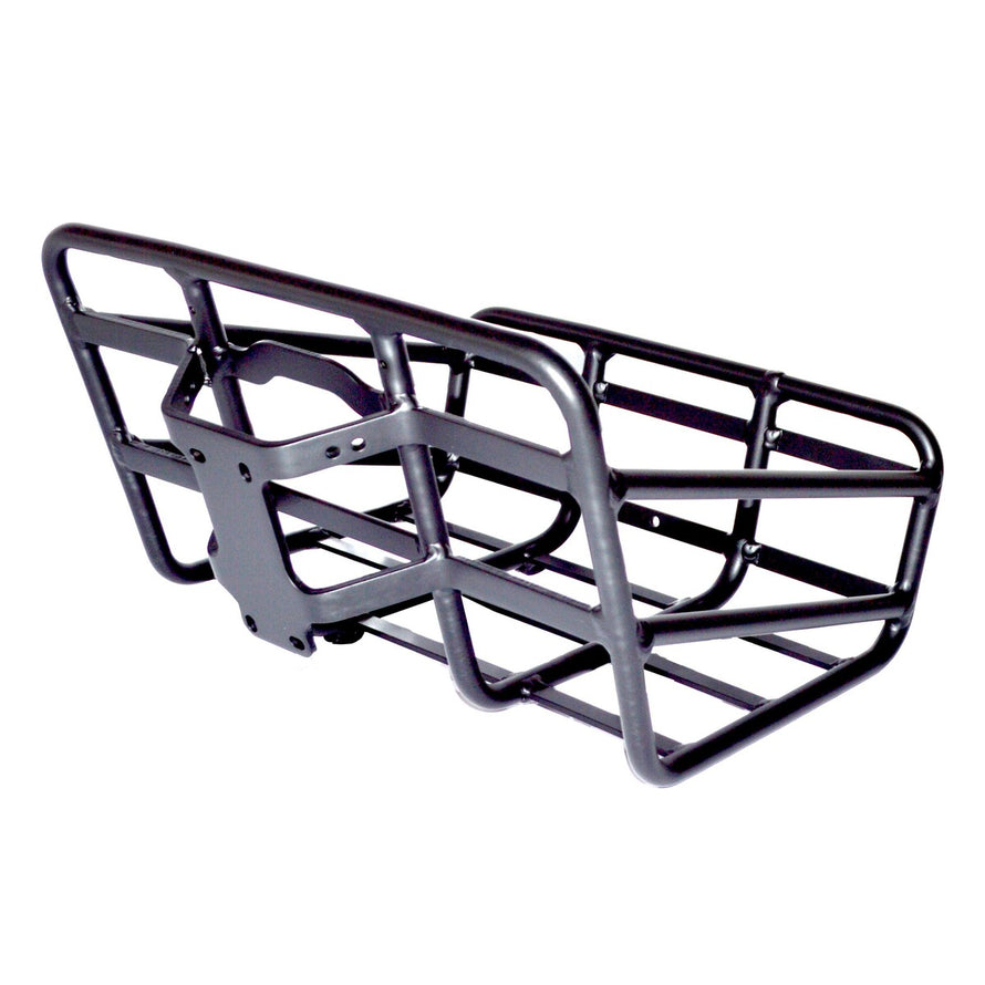 Porte-bagage avant PNA pour vélo Nakamura en acier noir, robuste et léger pour transport sécurisé