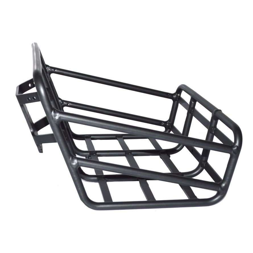 Porte-bagage avant PNA pour vélo Nakamura en acier noir, solide et pratique pour un transport fiable