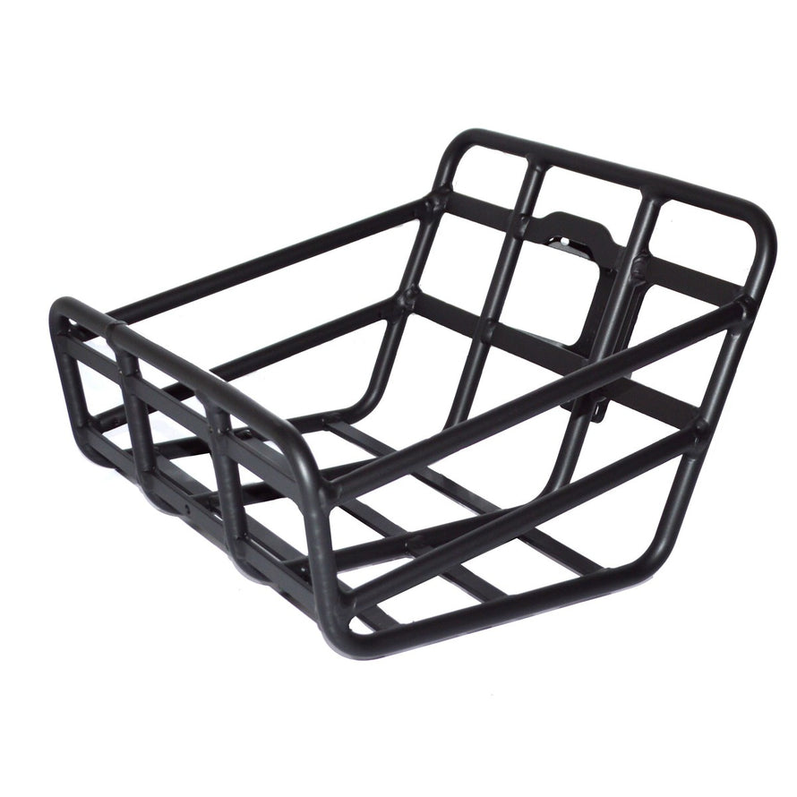 Porte-bagage avant pour velo Nakamura de la marque PNA en acier noir robuste et leger