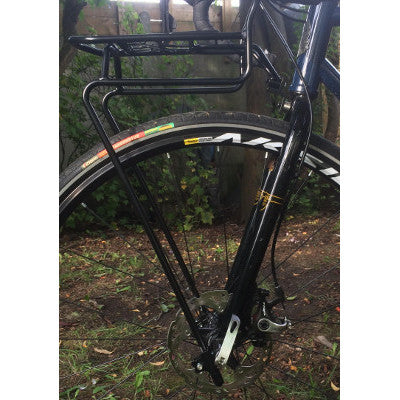 front gepäckträger rennrad Gepäckträger auf der Fahrradgabel 26 und 28 Zoll