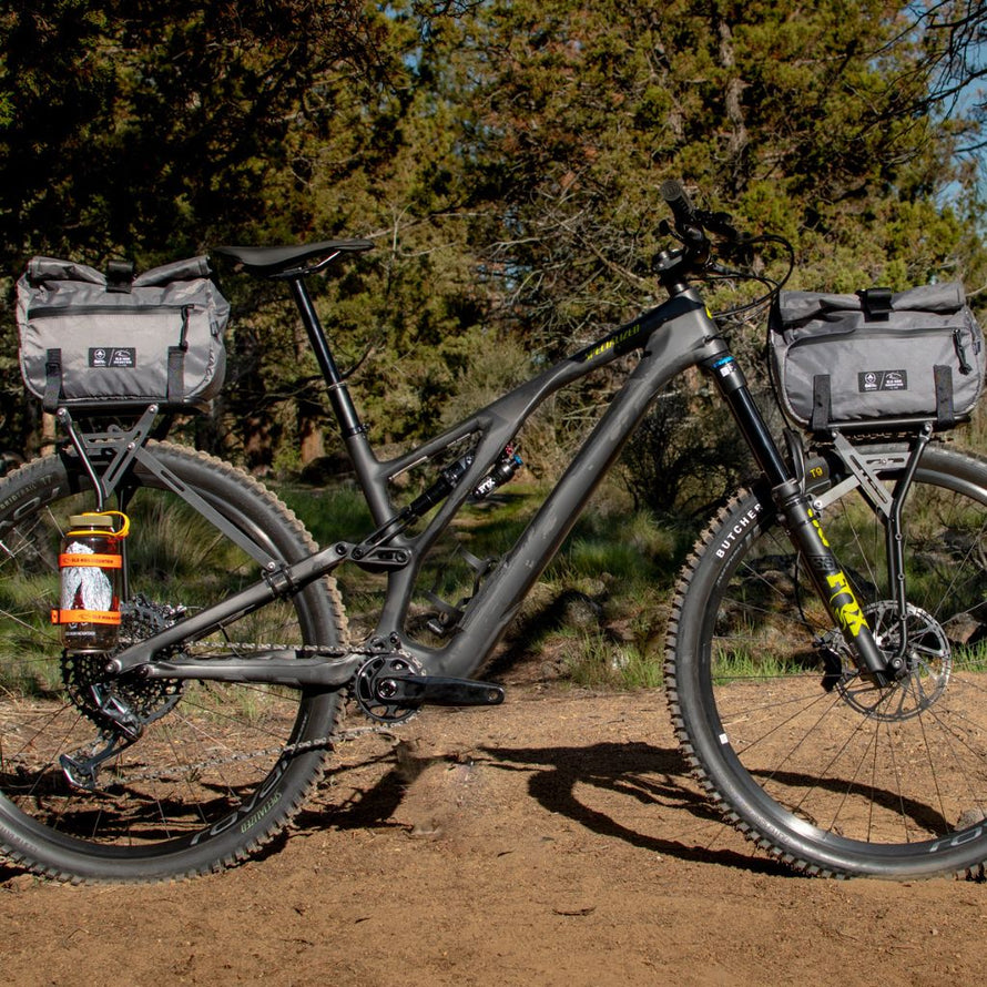 EXTRWORY Porte-Bagages Avant VTT Réglable - 30 X 28 X 14 Cm - Alliage Aluminium Robuste