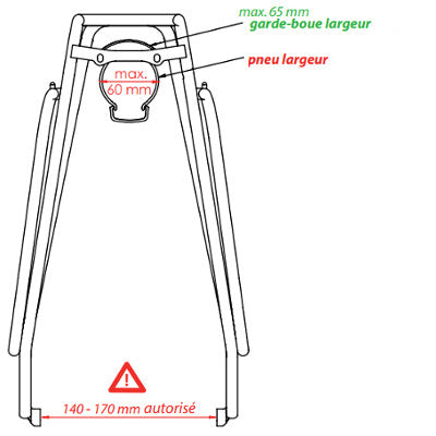 Porte-bagages arrière vélo de 26 à 29 pouces TUBUS Logo Classic - #3