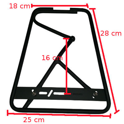 Porte-bagages avant sur fourche de vélo - #4
