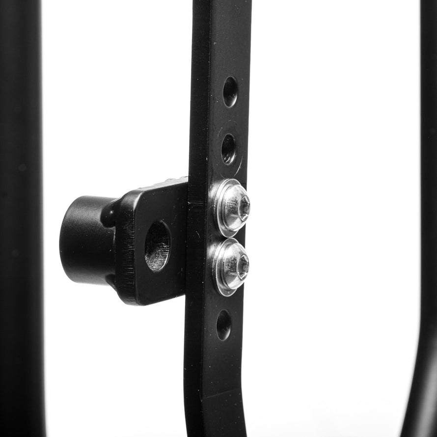 Porte bagages avant Old Man Mountain Impala en acier noir, idéal pour VTT et vélos robustes, léger et durable