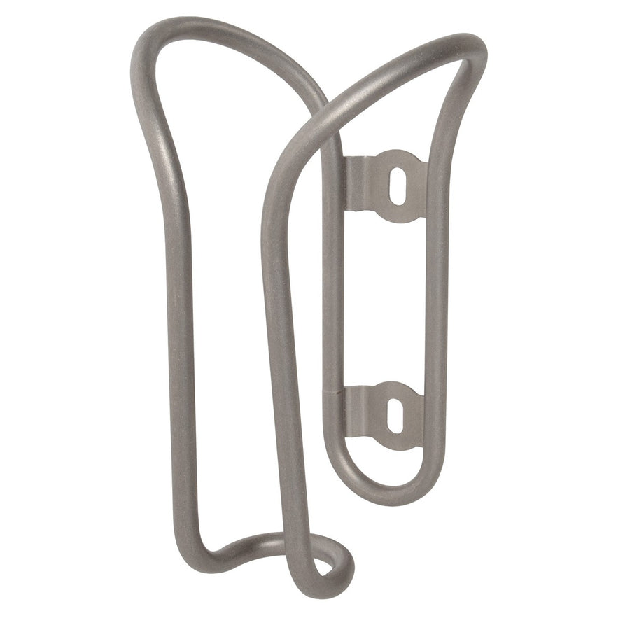 Porte-bidon vélo en titane M-Wave léger et résistant pour fixation facile sur cadre