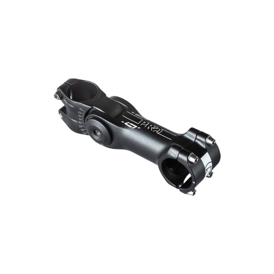 Potence réglable PRO LT noire pour vélo, ajustement facile et précis du guidon, marque PRO