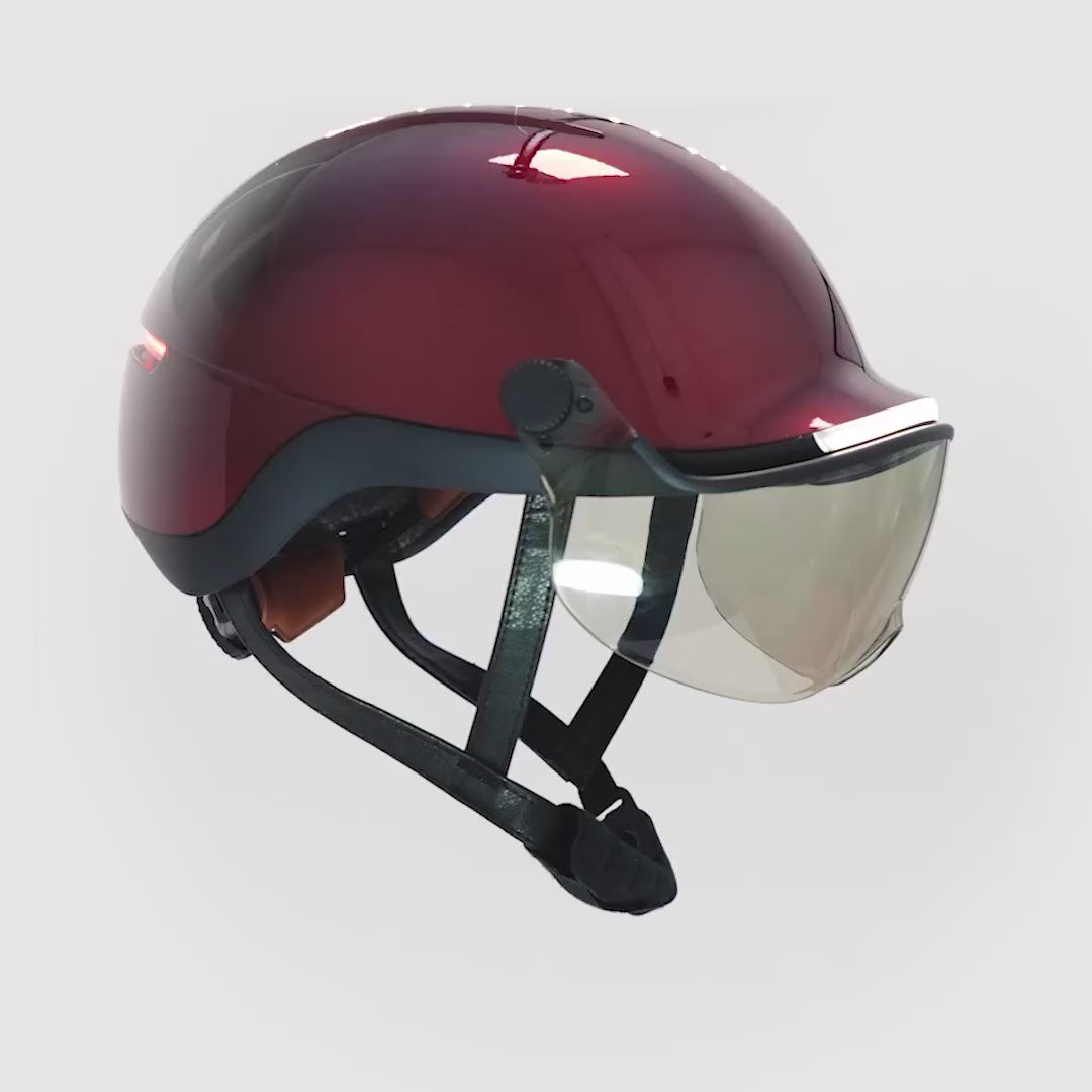 Casque vélo Urbain lumineux Overade