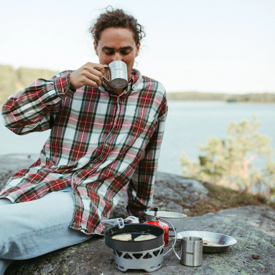 Mug Primus 4-Season en inox adapté aux sorties à vélo et pauses extérieures