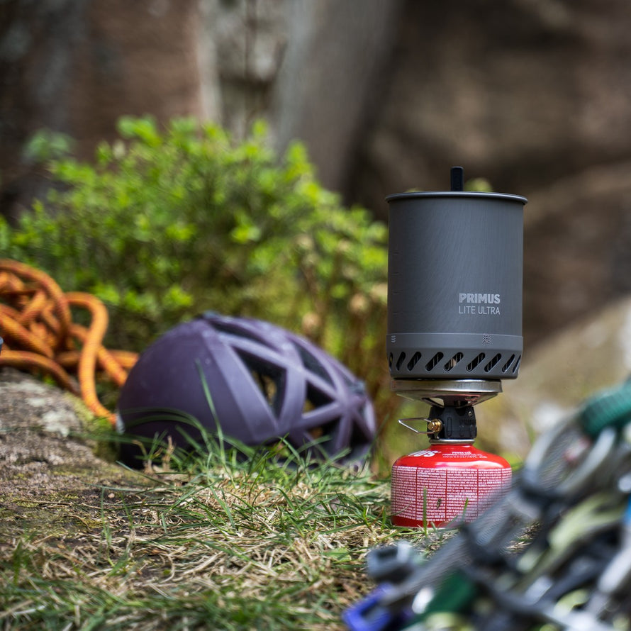 Rechaud ultraleger Primus Lite Ultra avec popote 0,8 L pour cuisson rapide en plein air et bivouac