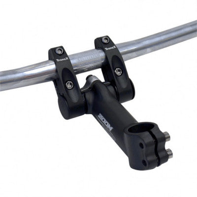 Rallonge De Potence De Vélo Avec Étiquette - Rehausse Guidon 5,5 Cm En Alliage D'Aluminium Noir