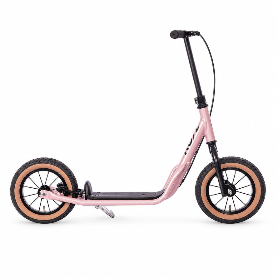 Trottinette enfant Puky R 07 L avec pneus gonflables, parfaite pour enfants dès 4 ans, modèle rose sécurisé