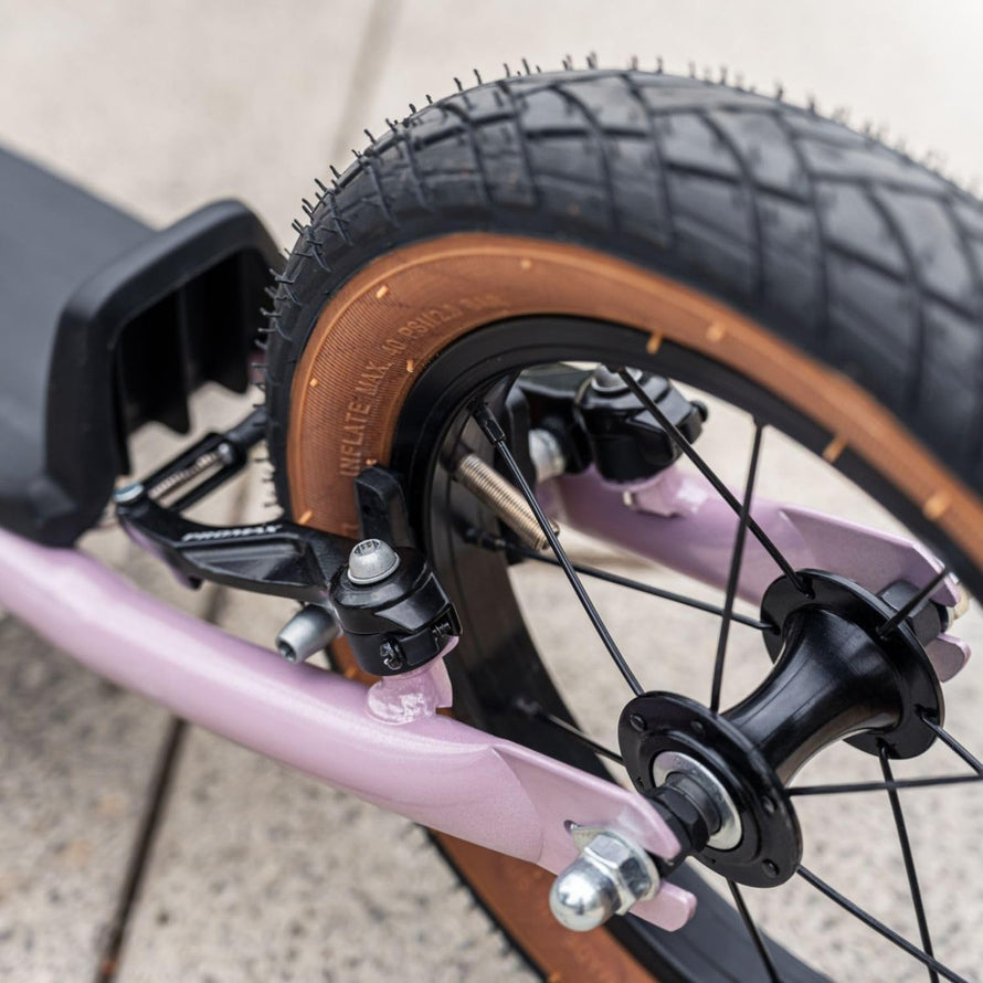 Trottinette enfant Puky R 07 L avec pneus gonflables, modèle rose pâle, idéale pour enfants dès 4 ans