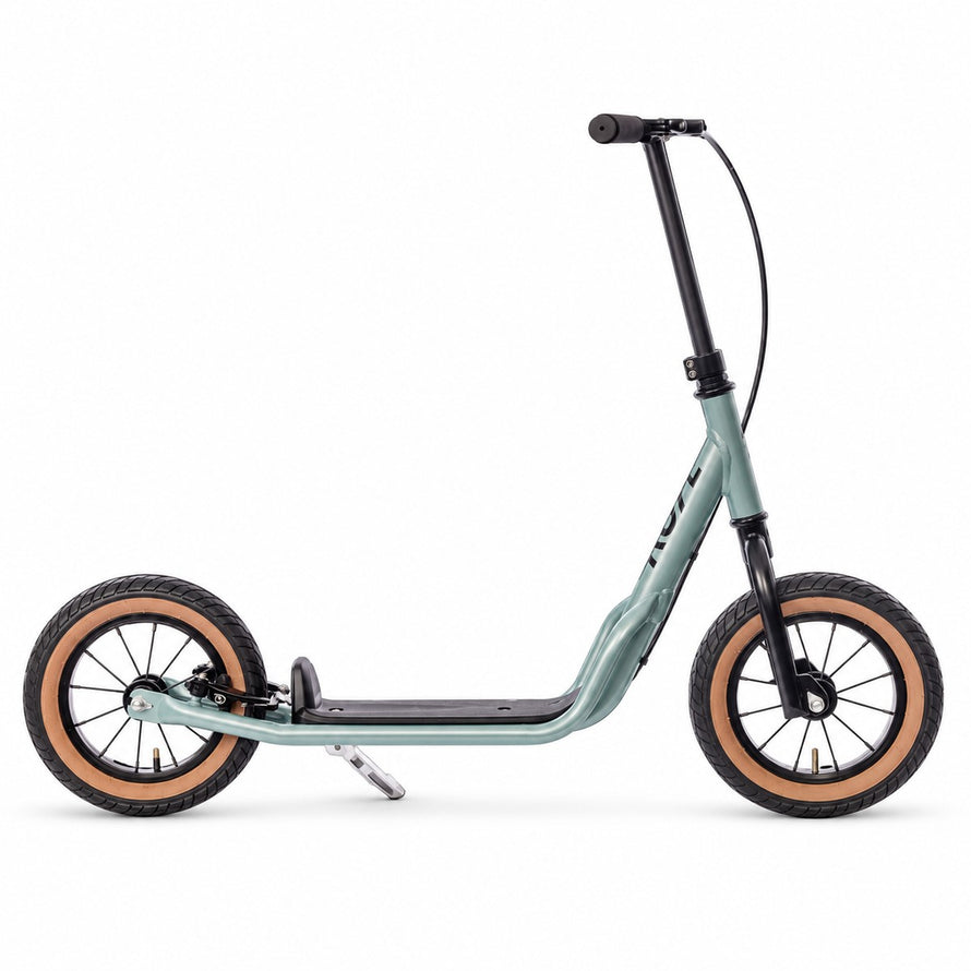 Trottinette enfant Puky R 07 L avec pneus gonflables, modèle vert clair, adaptée dès 4 ans pour un apprentissage sécurisé