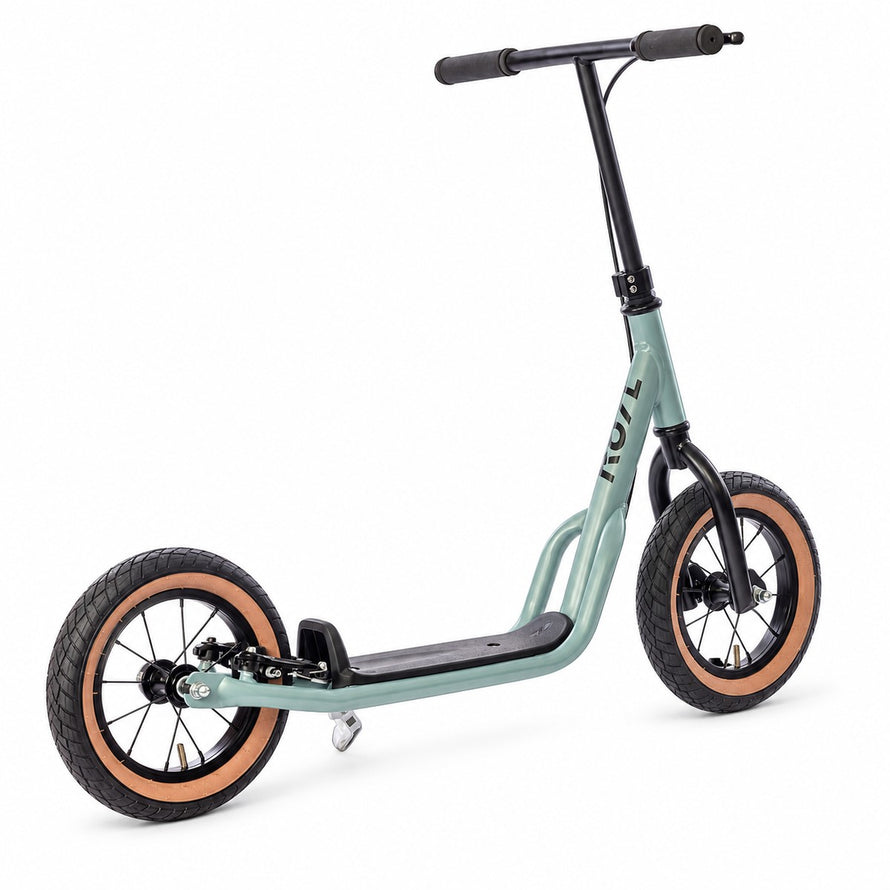 Trottinette enfant Puky R 07 L avec pneus gonflables, modèle vert, adaptée aux enfants dès 4 ans pour un apprentissage sécurisé
