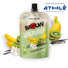 Purée énergétique bio Baouw mangue passion gingembre 90g pour cyclistes et sportifs en quête d'endurance naturelle