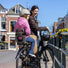 Qibbel siège vélo enfant junior 6+ installé à l'arrière pour balades urbaines en toute sécurité