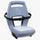 Qibbel siege velo enfant junior 6 plus bleu pale avec ceinture de securite pour porte-bagages arriere
