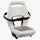 Qibbel siege velo enfant junior 6 plus blanc avec ceinture securite et assise confortable pour porte-bagages