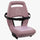 Siège vélo enfant junior 6+ Qibbel couleur rose pâle avec harnais de sécurité pour porte-bagages arrière