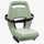 Siège vélo enfant junior 6+ Qibbel couleur vert pâle avec ceinture de sécurité ajustable pour porte-bagages arrière