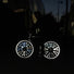 Reflecteurs pour rayons de velo Rainette 80 mm lot de 12 pieces pour securite et visibilite optimale la nuit