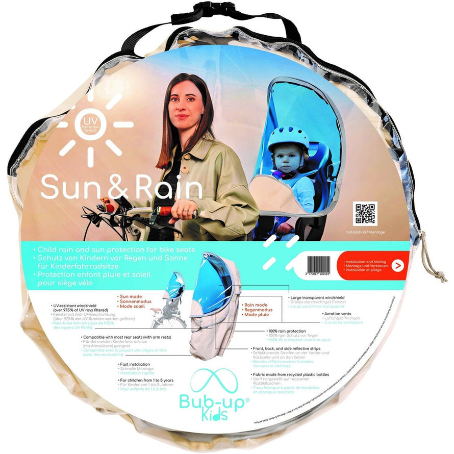 kindersitz fahrrad sonnenschutz Bub-up Kids Sun & Rain