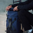 Sac à dos Moon Rise Pro pack Rider 25L de Ratio en bleu, robuste et idéal pour les trajets urbains à vélo