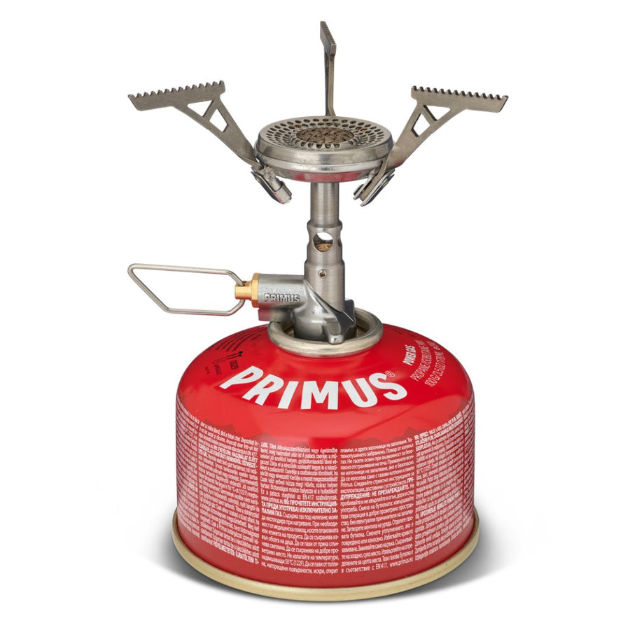Réchaud Primus Micron III ultraléger pour bikepacking et bivouac