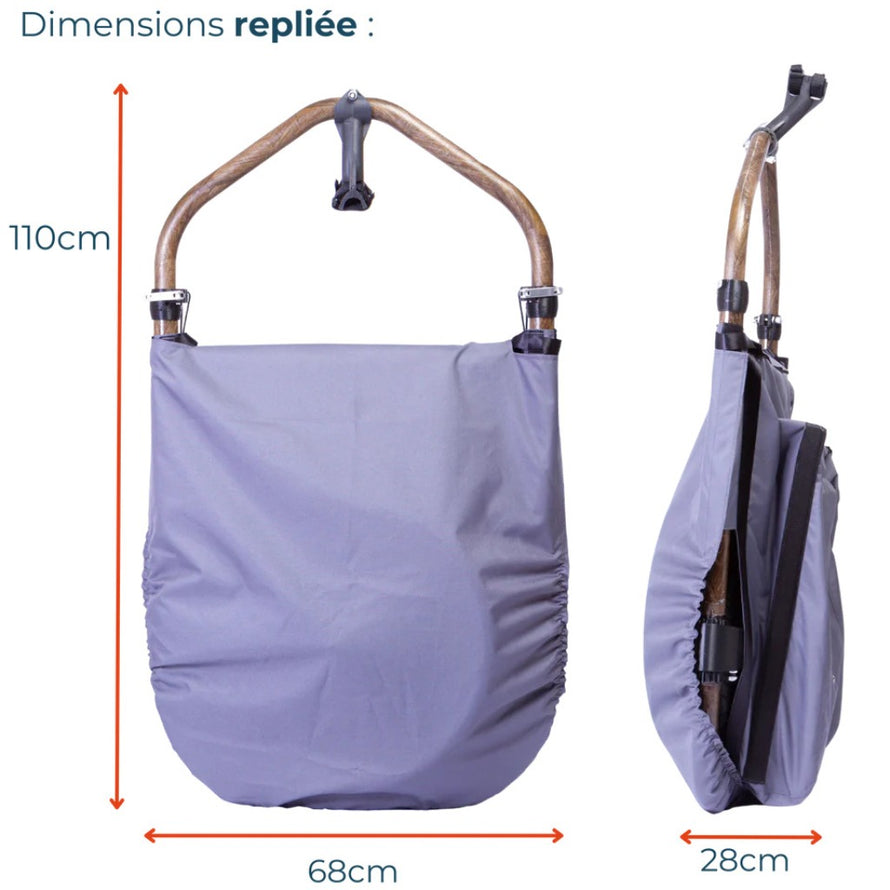 Remorque Maïna Globeforyou repliée