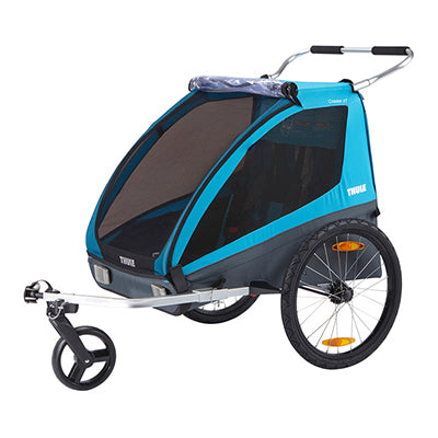 Remorque poussette 2 enfants pour vélo Thule Chariot Coaster XT - #1