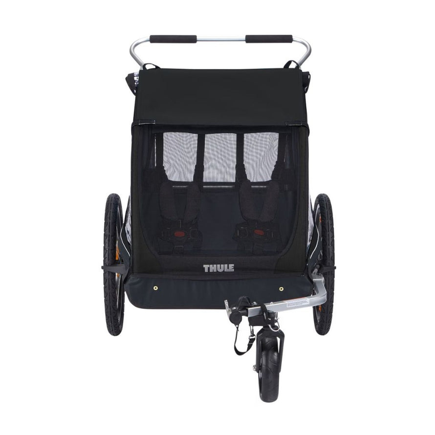 Remorque poussette Thule Chariot Coaster XT pour 2 enfants, confort et sécurité pour vos sorties à vélo