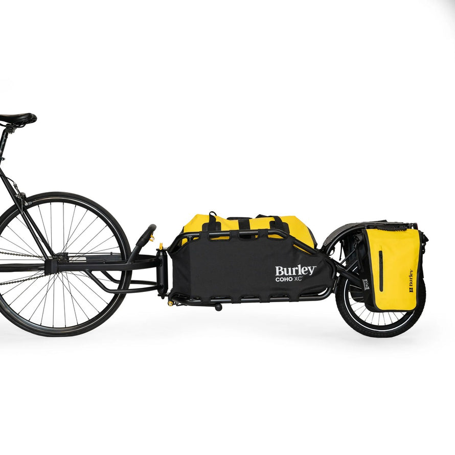 burley encore fahrradanhänger Burley Coho XC Einrad Lastenanhänger für Fahrradreisen 70 Liter