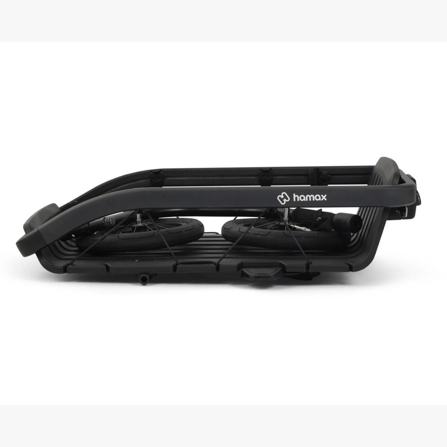 Remorque velo cargo Hamax Venture pliable pour un transport facile et un rangement compact en ville