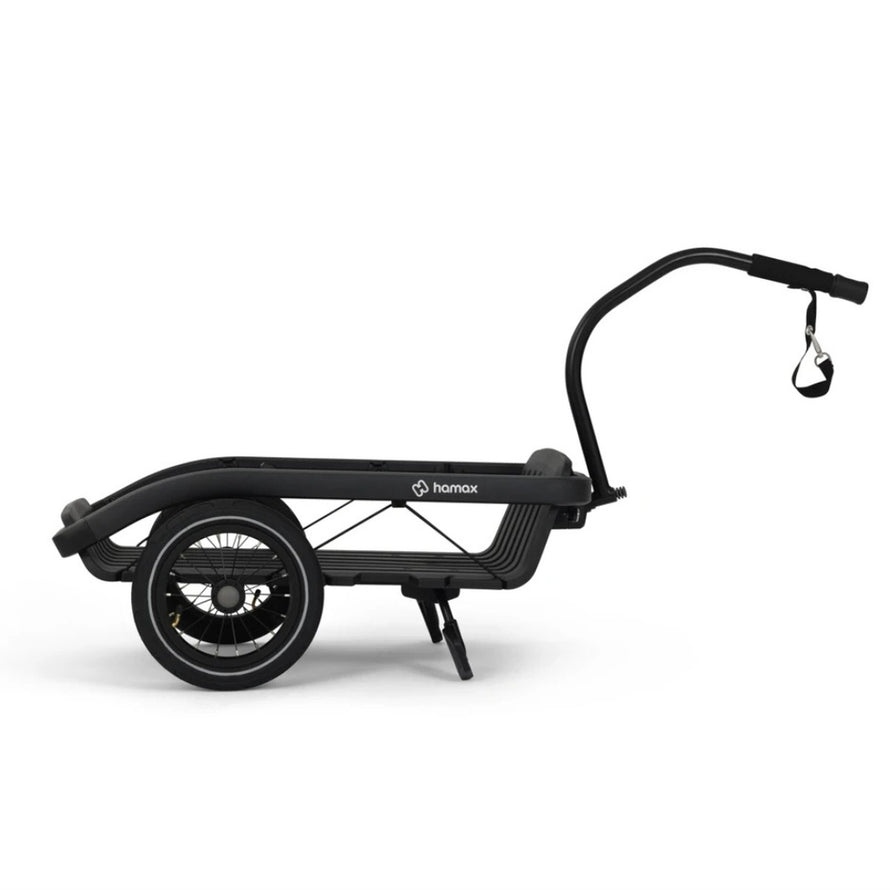 Remorque velo cargo Hamax Venture pour transport charges lourdes avec design robuste et maniabilite optimale